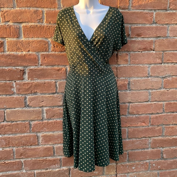 Green Polka Dot Dress - Picture 3 of 3